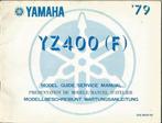 Yamaha YZ400 F model guide 1979 (3748z), Verzenden, Yamaha