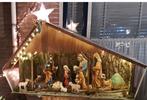 Grote Kerststal Beelden Compleet - 50cm, Antiek en Kunst, Antiek | Religie, Ophalen of Verzenden