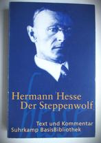 Der Steppenwolf~Hermann Hesse~Text und Kommentar Suhrkamp~19, Boeken, Taal | Duits, Ophalen of Verzenden, Zo goed als nieuw, Hermann Hesse