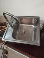 Spoelbak met mengkraan, Huis en Inrichting, Keuken | Keukenelementen, Minder dan 50 cm, Ophalen of Verzenden, Zo goed als nieuw