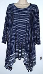 Tuniek maat 6 (46), Ophalen of Verzenden, Zo goed als nieuw, Blauw, Blouse of Tuniek