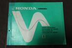 Honda XR500 z 1978 motorcycle parts catalogue teile katalog, Motoren, Ophalen of Verzenden, Honda