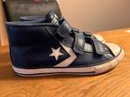 Converse Leren sneaker klittenband blauw mt 38,5 zeer net, Jongen of Meisje, Schoenen, Ophalen of Verzenden, Zo goed als nieuw