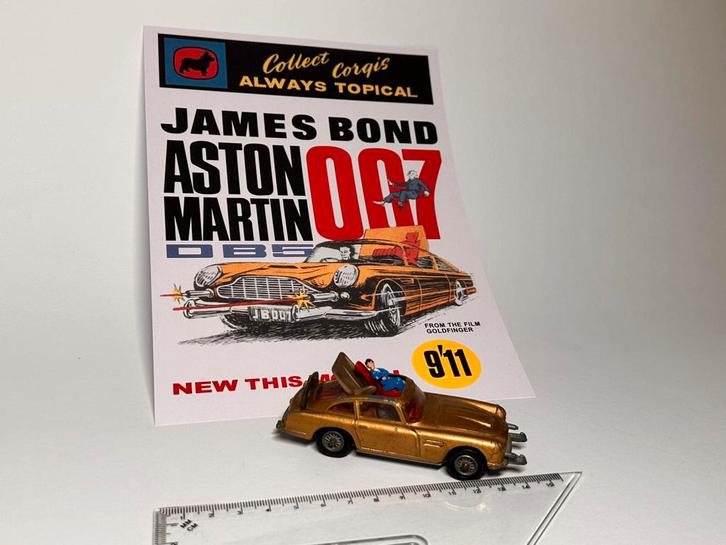Corgi Toys James Bond 007 Flyer, Hobby en Vrije tijd, Modelauto's | 1:43, Zo goed als nieuw, Auto, Corgi, Verzenden
