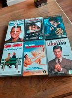 6 Jim Carrey videobanden., Alle leeftijden, Ophalen of Verzenden, Gebruikt, Komedie