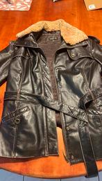 Leren dames jas maat 44, Ophalen of Verzenden, Zo goed als nieuw, Maat 42/44 (L), Bruin