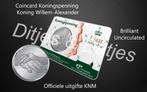 Koningspenning 2014 in coincard KNM, Postzegels en Munten, Penningen en Medailles, Ophalen of Verzenden, Overige materialen