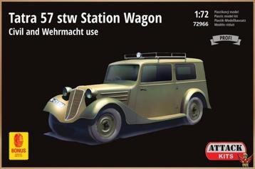 ROWASP |  Attack Hobby Kits 1/72 Tatra 57 STW Station Wagon beschikbaar voor biedingen