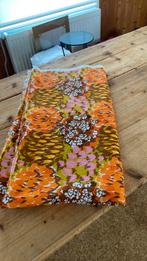 Retro lap badstof vintage tulpjes, Ophalen, Huis en Inrichting