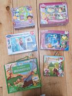 Disney & Dora puzzels en spellen, Ophalen, 10 tot 50 stukjes, Gebruikt