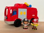 Little People brandweerauto, Ophalen of Verzenden, Zo goed als nieuw, Speelset, Met geluid