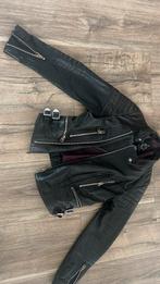 Leren bikerjas, Zwart, Ophalen of Verzenden, Maat 36 (S), G-STAR RAW