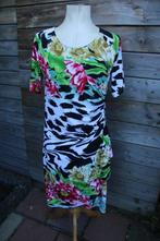 Jurk wit/ zwart Peter Hahn mt M/L Vaste prijs, Kleding | Dames, Maat 38/40 (M), Wit, Ophalen of Verzenden, Zo goed als nieuw