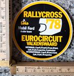 Vintage sticker Rallycross eurocircuit Valkenswaard helm, Ophalen of Verzenden, Zo goed als nieuw
