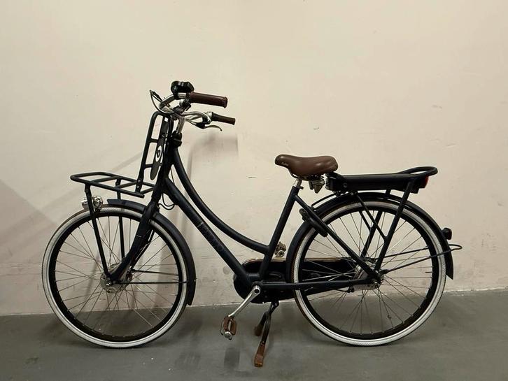 Cortina U4 Elektrische Transportfiets 50cm (Mill Blue matt), Fietsen en Brommers, Elektrische fietsen, Zo goed als nieuw, Cortina