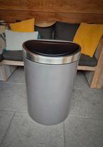 Brabantia prullenbak 40-45L, Rvs, 40 liter of meer, Zo goed als nieuw, 50 tot 75 cm