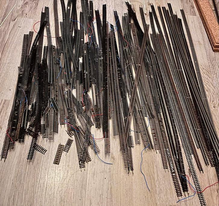 N Spoor flex Rails - Peco/Roco - Groot Baan!, Hobby en Vrije tijd, Modeltreinen | N-Spoor, Gebruikt, Rails, Gelijkstroom of Wisselstroom