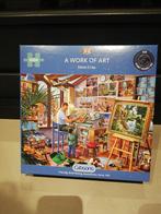 Gibsons puzzel A work of art, 1000 stukjes, Ophalen of Verzenden, 500 t/m 1500 stukjes, Zo goed als nieuw, Legpuzzel