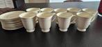 9 koffiekopjes met schotel wedgwood Edme, Ophalen of Verzenden