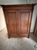 Mahonie 2 deurs linnenkast willem 3, Ophalen