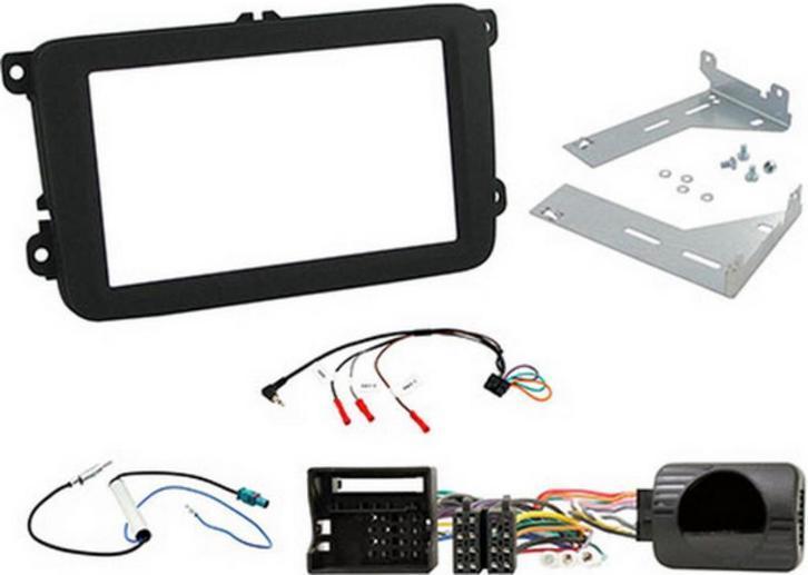 volkswagen radio frame kit compleet incl stuurbedienings int, Auto diversen, Autoradio's, Nieuw, Ophalen of Verzenden
