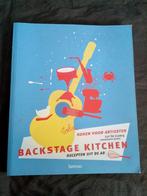 Lut de Clercq - Backstage Kitchen / Koken voor artiesten, Ophalen of Verzenden, Zo goed als nieuw, Foto of Kaart