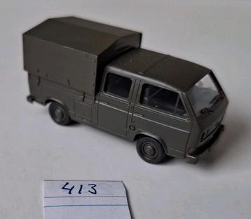 Roco Minitanks 413 VW T3 Transporter dubbelcabine  1/87 beschikbaar voor biedingen