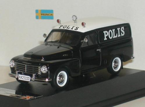 Volvo . Duett /. Pv445 . Polis . Zweedse politie 1:43 m.i.b., Hobby en Vrije tijd, Modelauto's | 1:43, Nieuw, Auto, Overige merken