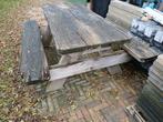 Houten Picknicktafel - Opknapper of Vreugdevuur, Tuin en Terras, Ophalen, Gebruikt, Rechthoekig, Hout