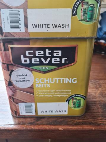Cetabever schuttingbeits White wash 2x