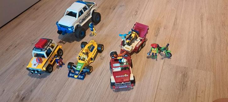 STOERE AUTO'S COLLECTIE PLAYMOBIL, Kinderen en Baby's, Speelgoed | Playmobil, Gebruikt, Ophalen