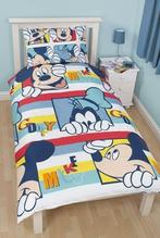 Mickey Mouse Dekbedovertrek Cartoon 135 x 200 - AANBIEDING, Kinderen en Baby's, Kinderkamer | Beddengoed, Dekbedovertrek, Nieuw