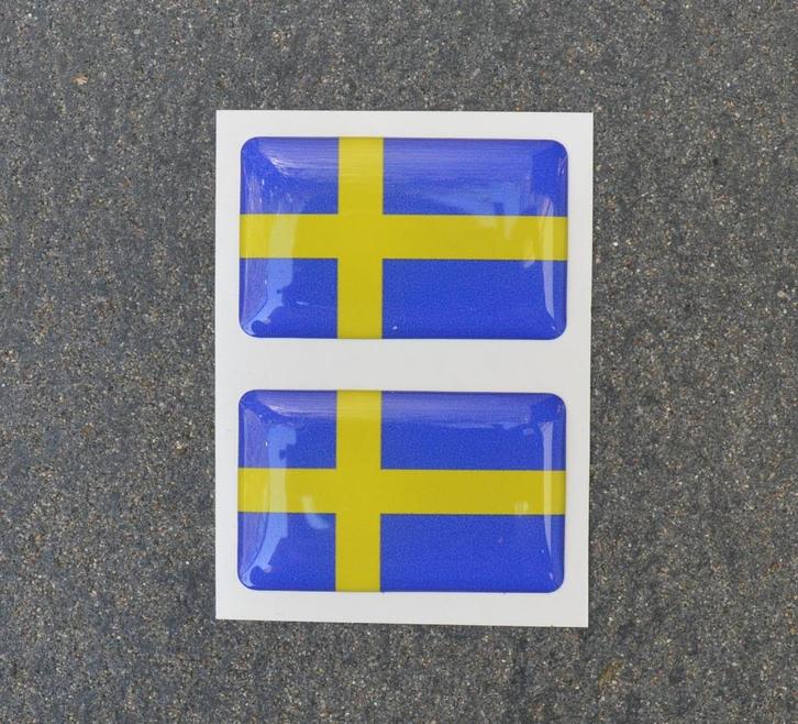 Zweedse vlag stickers - Volvo V70 S60 240 242 V60 XC60 V90, Auto diversen, Auto-accessoires, Nieuw, Verzenden