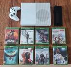 Xbox One S 500GB + Controller + Verticale Standaard & Games, Spelcomputers en Games, Spelcomputers | Xbox One, Ophalen, Xbox One