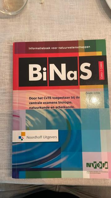 Binas havo/vwo 6de editie beschikbaar voor biedingen