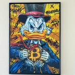 Disney Dagobert Duck Bitcoin Canvas schilderij (excl. lijst), Nieuw, Ophalen of Verzenden