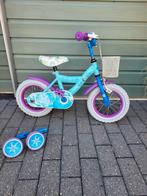 Kinderfiets 12 inch - Frozen, Fietsen en Brommers, Fietsen | Kinderfietsjes, Ophalen, Zo goed als nieuw, Minder dan 16 inch, Zijwieltjes