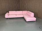 GRATIS LEVERING Hoekbank Roze 310x210 GEREINIGD, Hoekbank, 300 cm of meer, Ophalen of Verzenden, Zo goed als nieuw