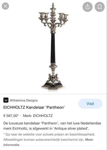Pantheon Design kandelaar van het merk EICHHOLTZ  beschikbaar voor biedingen