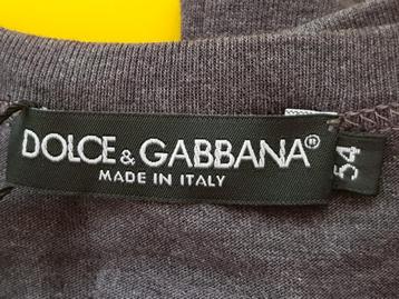 Nieuw DOLCE& GABBANA shirt met grijze kleur maat 54 beschikbaar voor biedingen