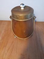 Vintage Koperen doofpot met Deksel, Ophalen of Verzenden, Koper