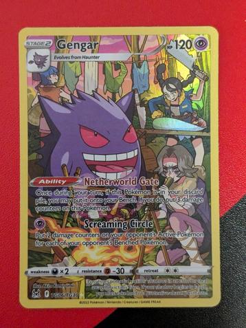 Pokémon kaart (Full Art) - Gengar [Lost Origin] EN beschikbaar voor biedingen