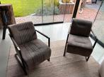 2 mooie fauteuils, Kleur taupe., Huis en Inrichting, Fauteuils, Ophalen, 75 tot 100 cm, 50 tot 75 cm