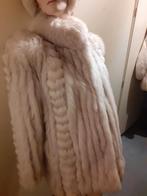 Witte SAGA FOX polar bontjas bont jas bontjasje  maat L, Ophalen of Verzenden, Zo goed als nieuw, Maat 42/44 (L), Wit