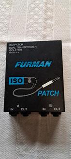 Furman ISO-PATCH IP-2 - Dual transformer Isolator, Ophalen of Verzenden, Audio
