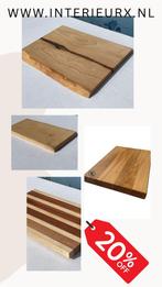 20 % korting Houten snijplanken gemaakt van nederlands hout, Ophalen of Verzenden, Nieuw