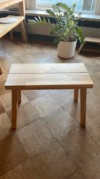 2 mooie houten bankjes van Ikea Skogsta, Ophalen, Bruin, Zo goed als nieuw, Eén
