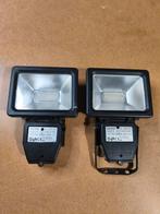 2x LED Bouwlamp 600 Lumen, Doe-het-zelf en Verbouw, Ophalen of Verzenden, Gebruikt, Minder dan 50 watt, Lamp