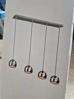 Moderne hanglamp met 4 lichtpunten, Nieuw, Ophalen of Verzenden, Modern, Metaal