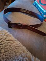 Leren heren riem, Kleding | Heren, Riemen en Ceinturen, Ophalen of Verzenden, Zo goed als nieuw, Bruin